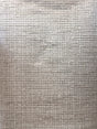 Squared Geometric Tone-On-Tone Rug Area Rug - Creamy Sandy Beige, Mocha High-Low Texture (5' 3" X 7' 4")
