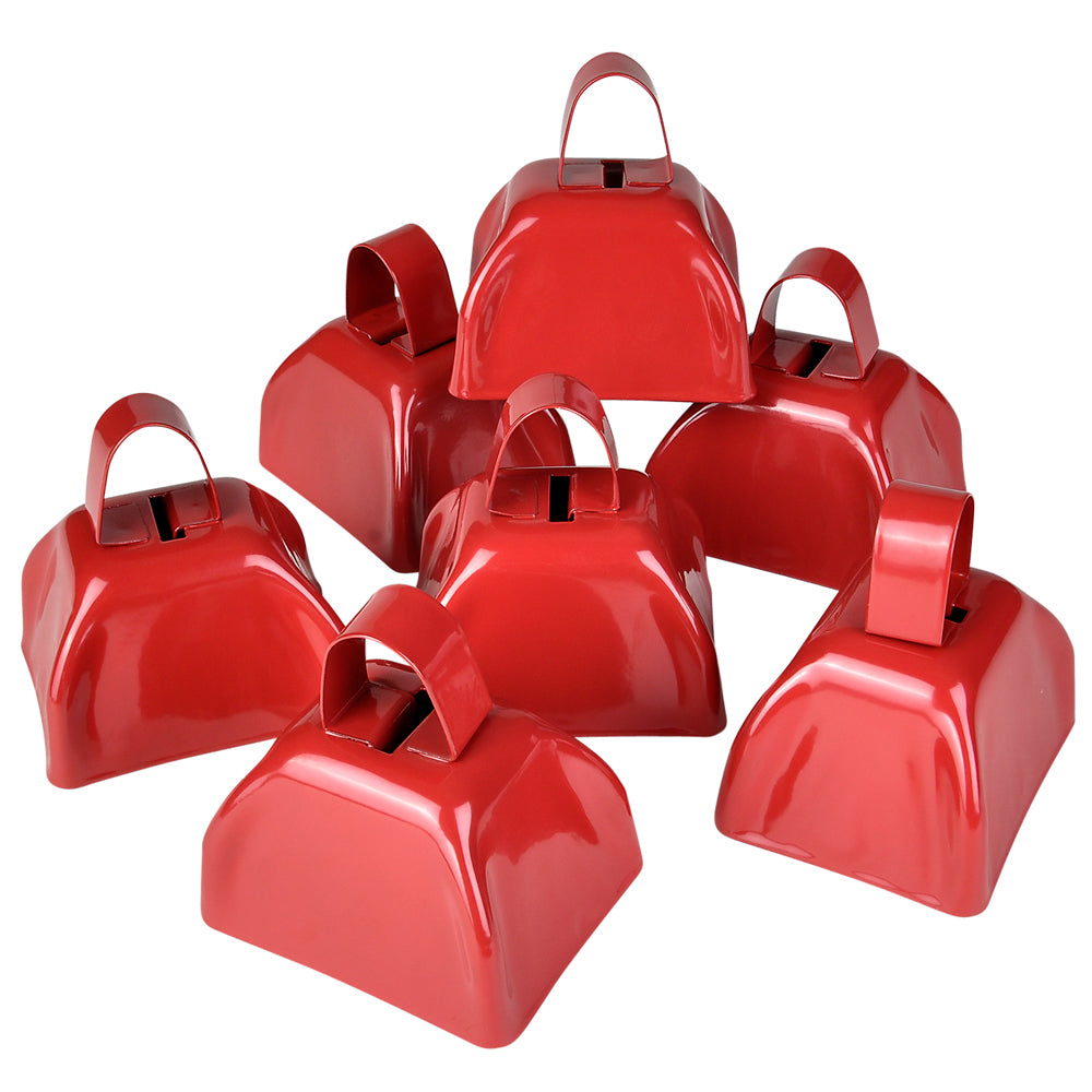 Red Metal Cowbell (1 DZ)