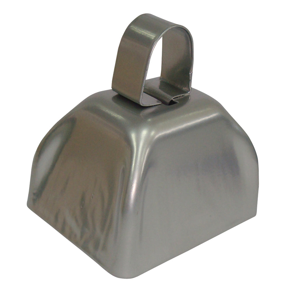 Metallic Silver Cowbell 3" (1 DZ)