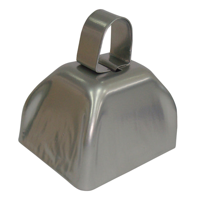 Metallic Silver Cowbell 3" (1 DZ)