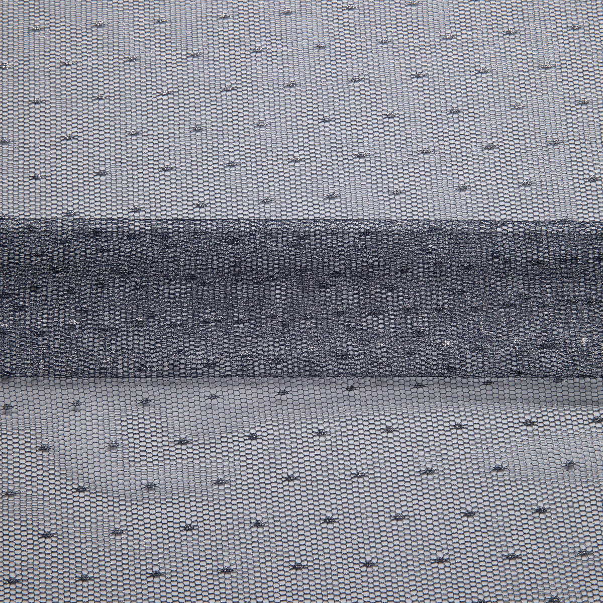 1 Yard Nylon MX Tulle Lace Fabric Delicate Dot Pattern Lightweight Soft Design 58/60" Wide