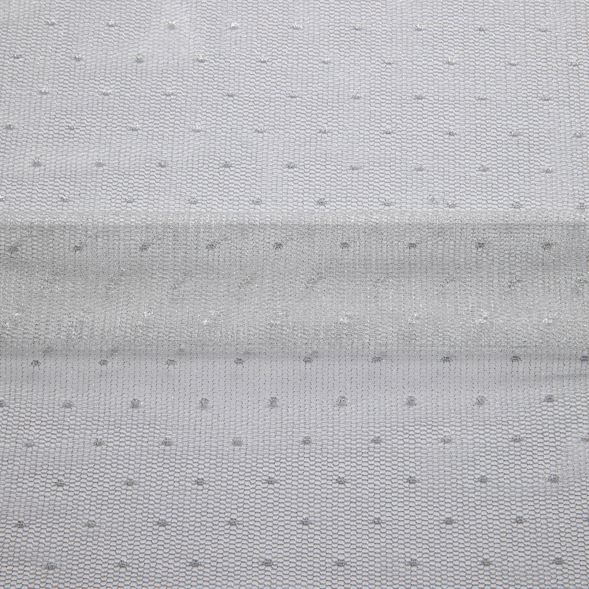 1 Yard Nylon MX Tulle Lace Fabric Delicate Dot Pattern Lightweight Soft Design 58/60" Wide