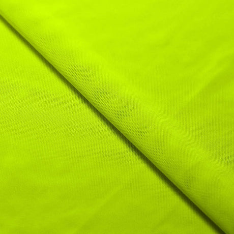 Power Mesh Nylon Spandex Fabric - 4-Way Stretch, 58" Width, 83 GSM (1 Yard)