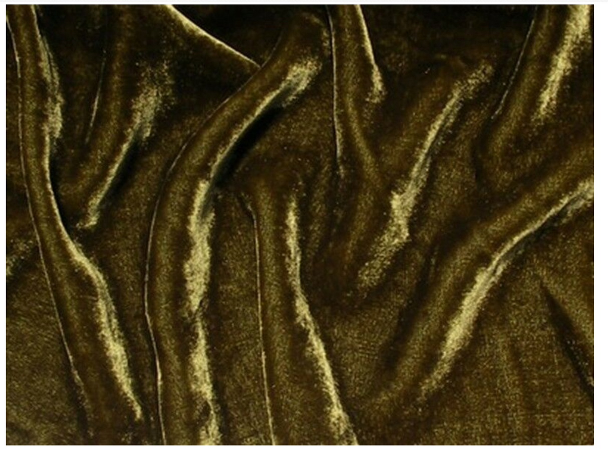 Silk Velvet Upholstery Fabric by the Yard