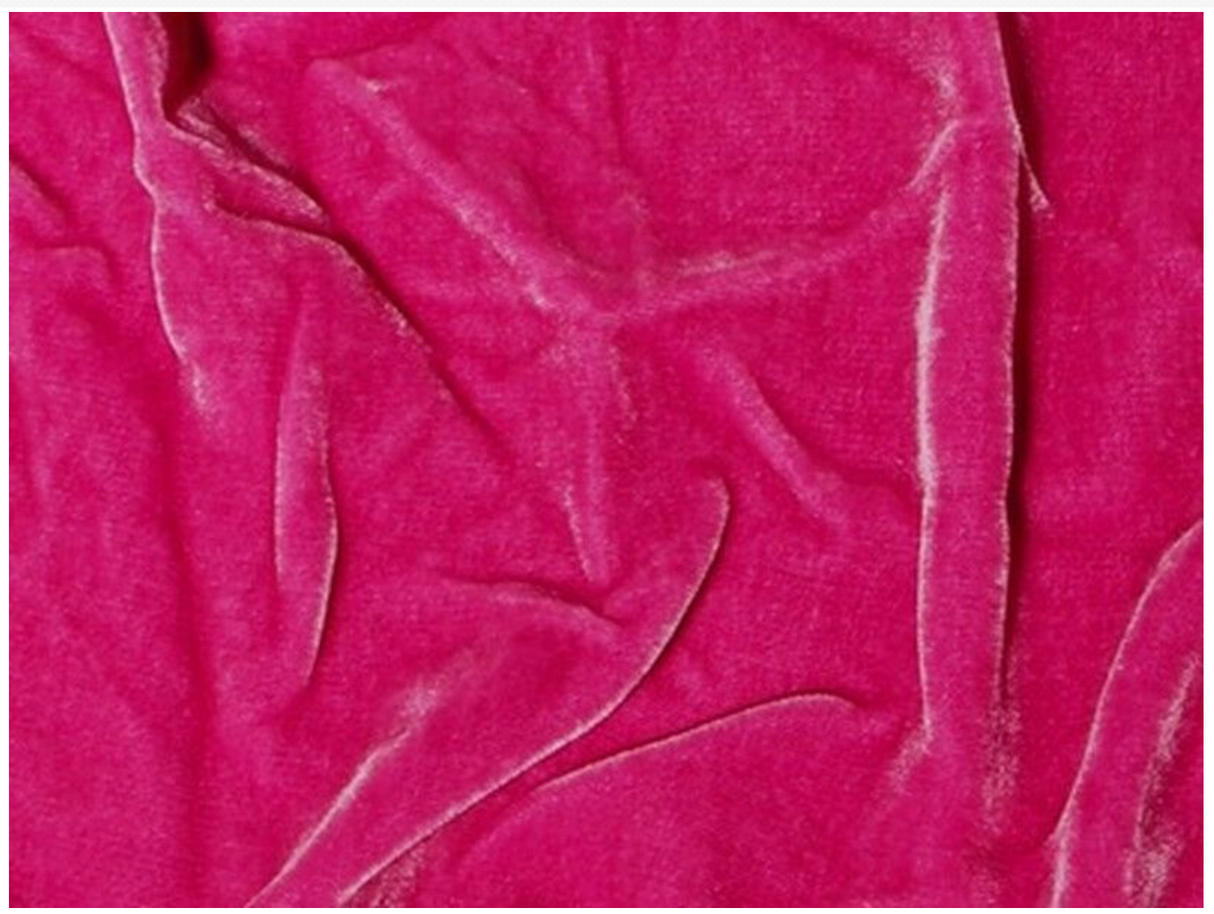 Silk Velvet Upholstery Fabric by the Yard