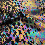 Foil Printed Spandex Naga Reptile