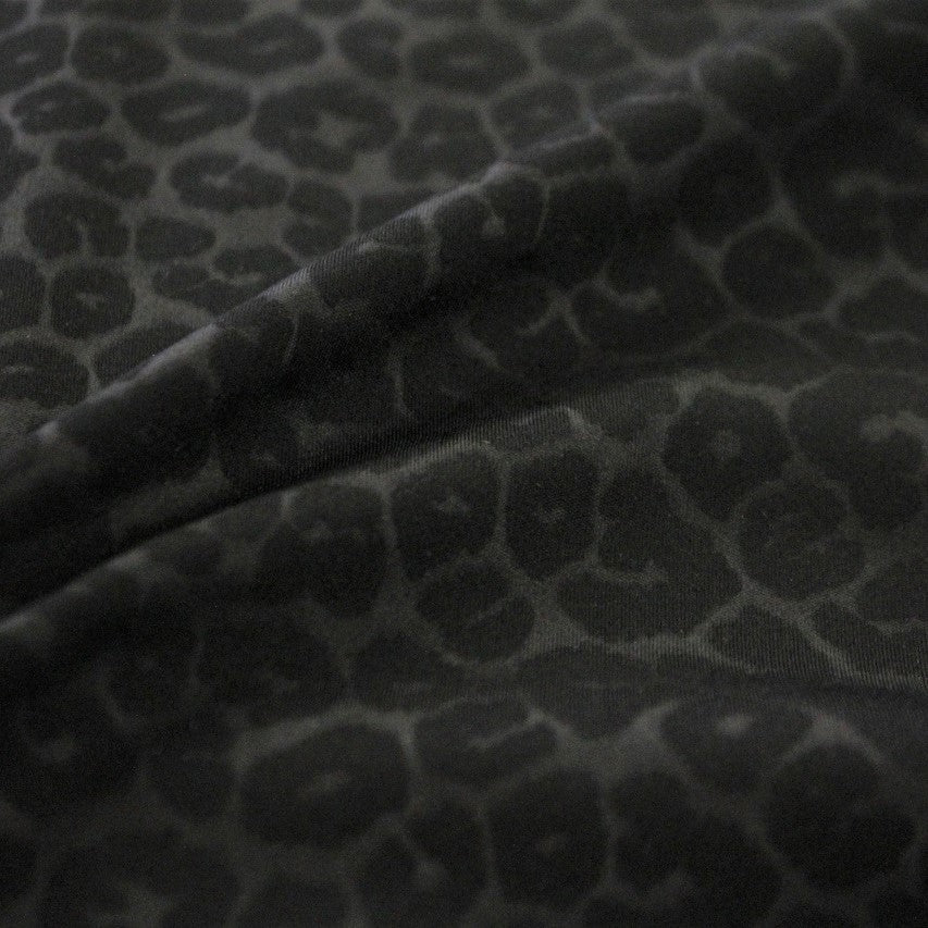Embossed Leopard Spandex Fabric