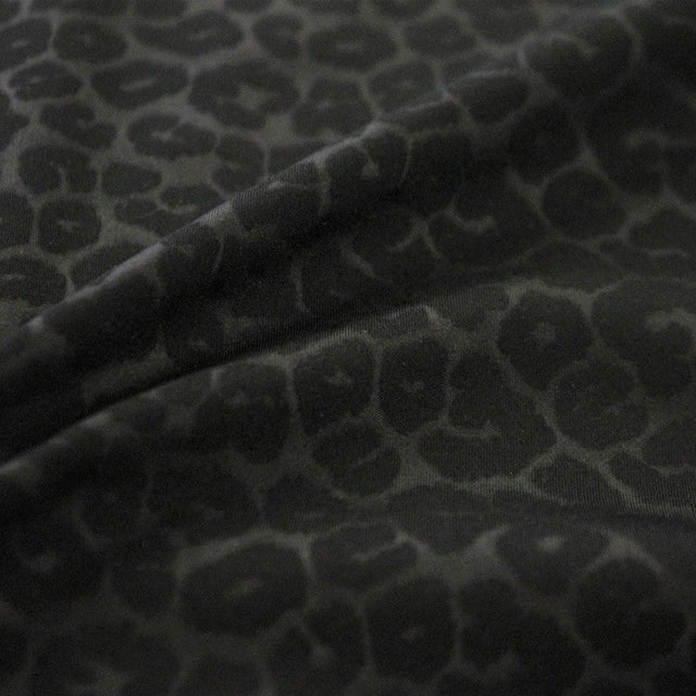Nala Embossed Leopard Spandex Fabric - Embossed Leopard Print, 58/60" Width (1 Yard)