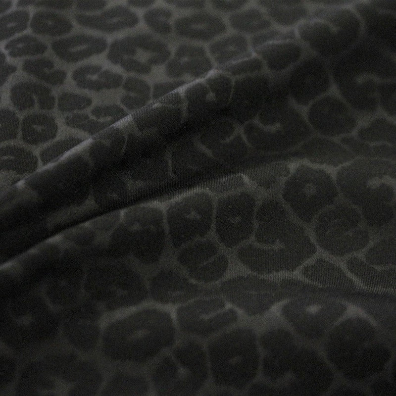 Nala Embossed Leopard Spandex Fabric - Embossed Leopard Print, 58/60" Cut Width, 56" Usable Width (1 Yard)