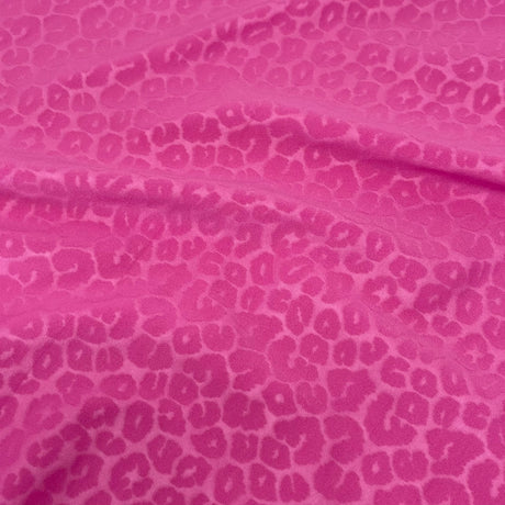 Embossed Leopard Spandex Fabric