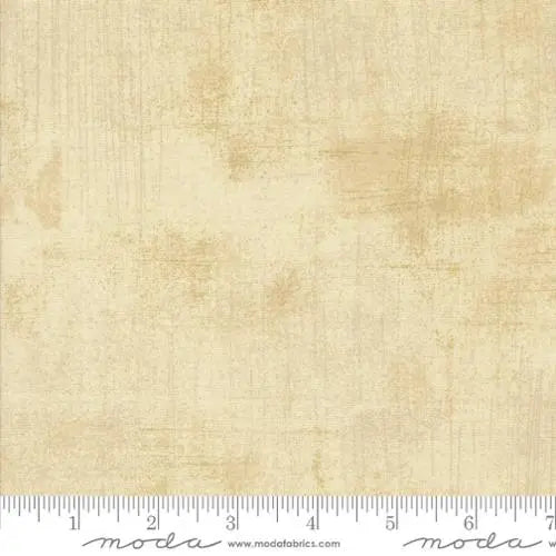 Cotton Fabric Natural Ecru Acorn Hollow Grunge 44/45"