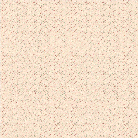 Cotton Fabric Natural Heavy Cream 44/45" Country Confetti