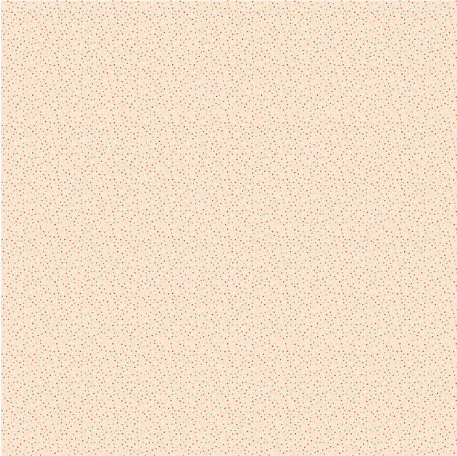 Cotton Fabric Natural Heavy Cream 44/45" Country Confetti