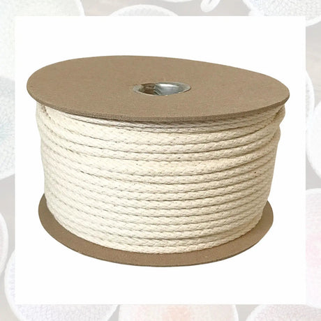 Cotton Rope 3/16in Mini Spool 200ft Natural