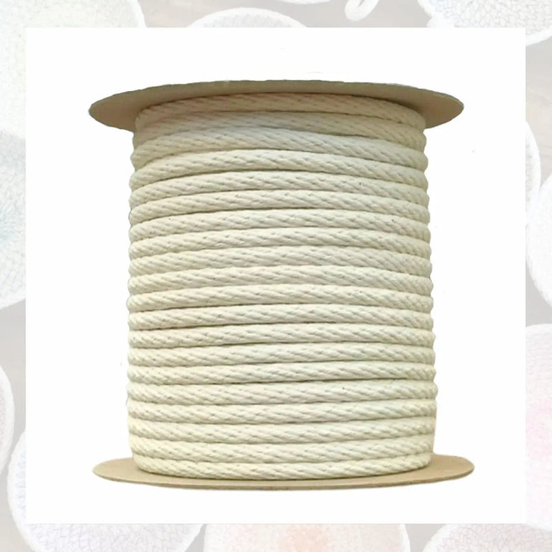 Cotton Rope 5/16in Natural Mini Spool 125ft