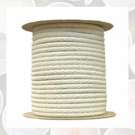 Cotton Rope 5/16in Natural Mini Spool 125ft