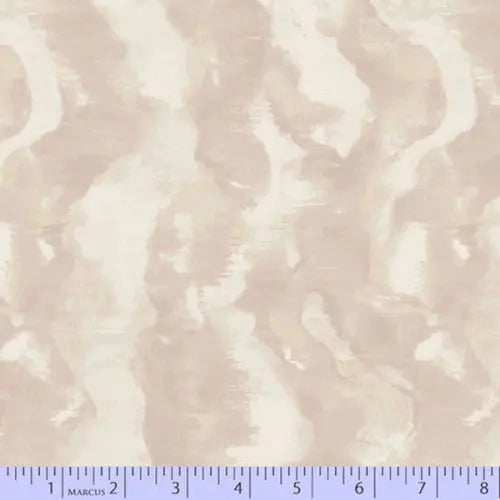 Cotton Wideback Fabric Natural Tan Wavy Stripe 108"