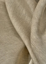 1 Yard Mixed Natural Linen Fabric Lightweight Flat Solid 58 Inches Wide for Fashion and Home Use