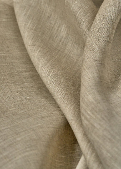 1 Yard Mixed Natural Linen Fabric Lightweight Flat Solid 58 Inches Wide for Fashion and Home Use