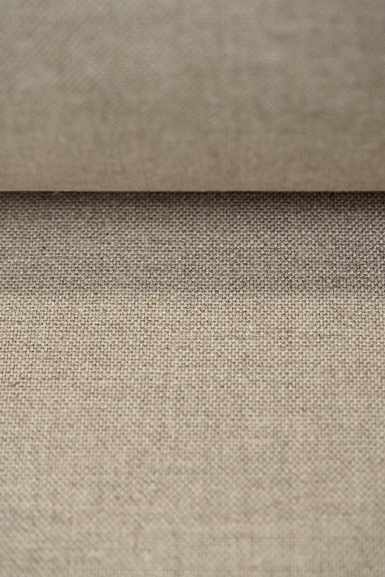 1 Yard Solid Natural Pure Irish Linen Fabric 15.5 oz Softened 54 Inches Wide