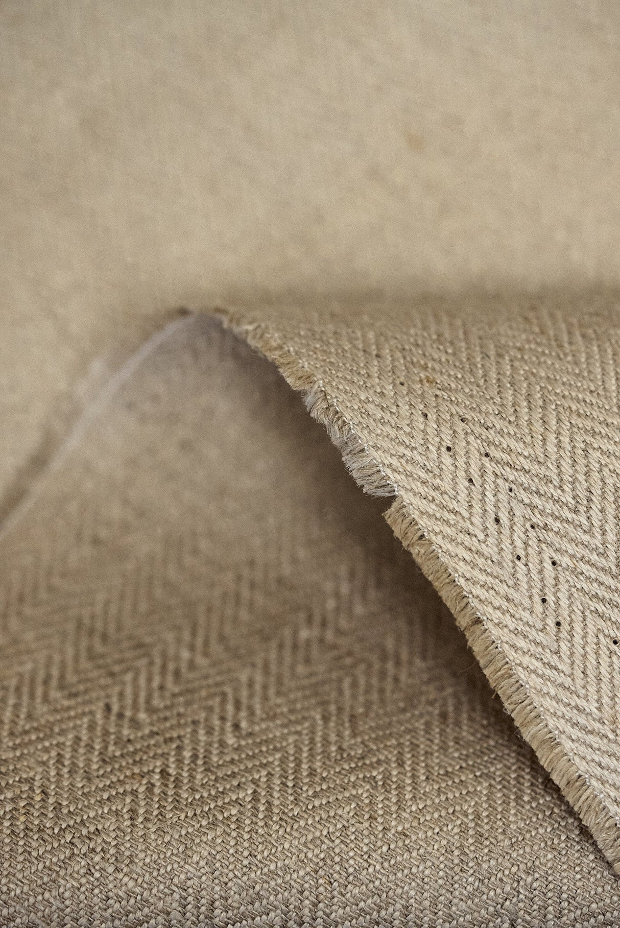 Linen Herringbone Fabric 10 oz