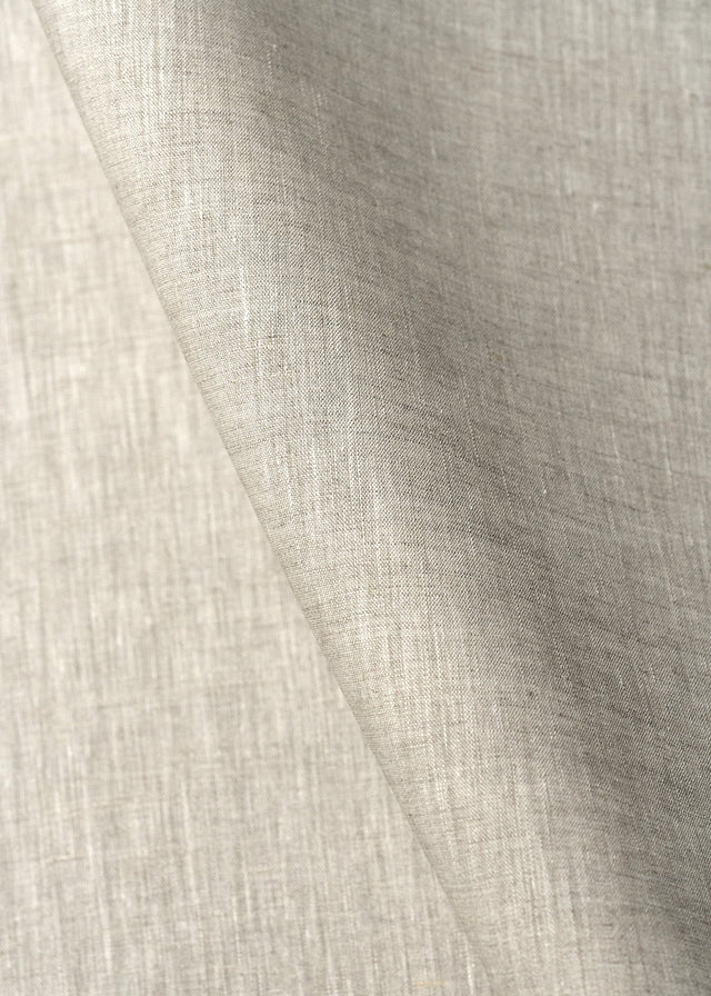 Pure Linen Fabric Light Mixed-Natural