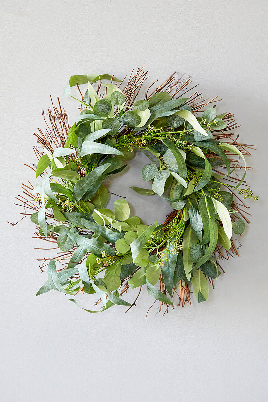 22" Eucalyptus Wreath