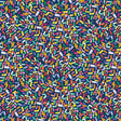 Cotton Print Navy Mingle Confetti Fabric 44/45"