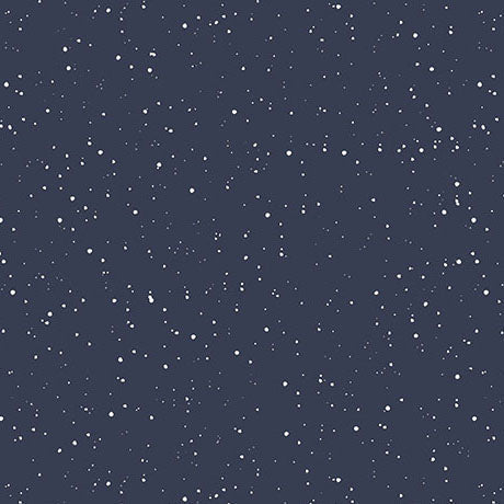 Cotton Print Navy Modern Refinement Splatter Blender Fabric 44"/45"