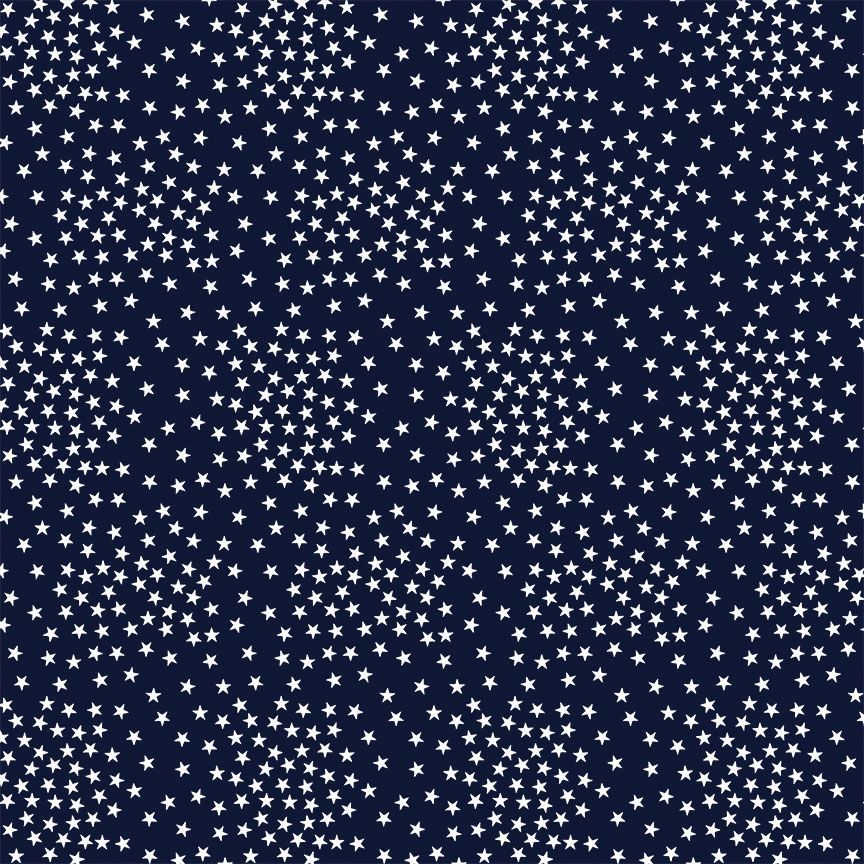 Cotton Print Navy Stars Path to Freedom Fabric