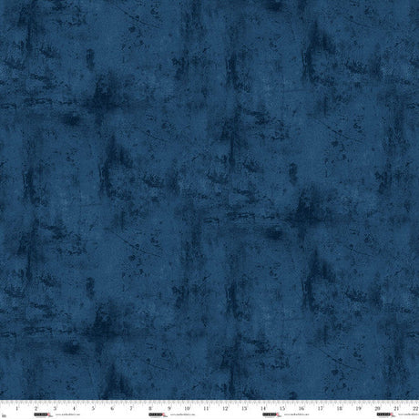Navy Cotton Fabric Surface Design Funny Girl 44/45"