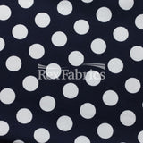 E-Z Dots Matte Nylon Spandex Fabric - Multicolor Polka Dots, 58/60" Width (1 Yard)