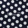 E-Z Dots Matte Nylon Spandex Fabric - Multicolor Polka Dots, 58/60" Width (1 Yard)