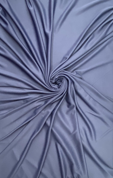 Stretch Lining Polyester Fabric - Navy Blue, Matte Soft, 60" Width