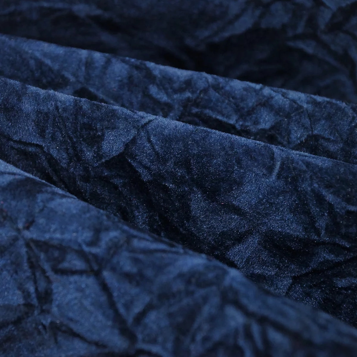 Crushed Velvet Flocking Nylon Fabric - 58/60" Width, 140 GSM, No Stretch, Multiple Colors (1 Yard)