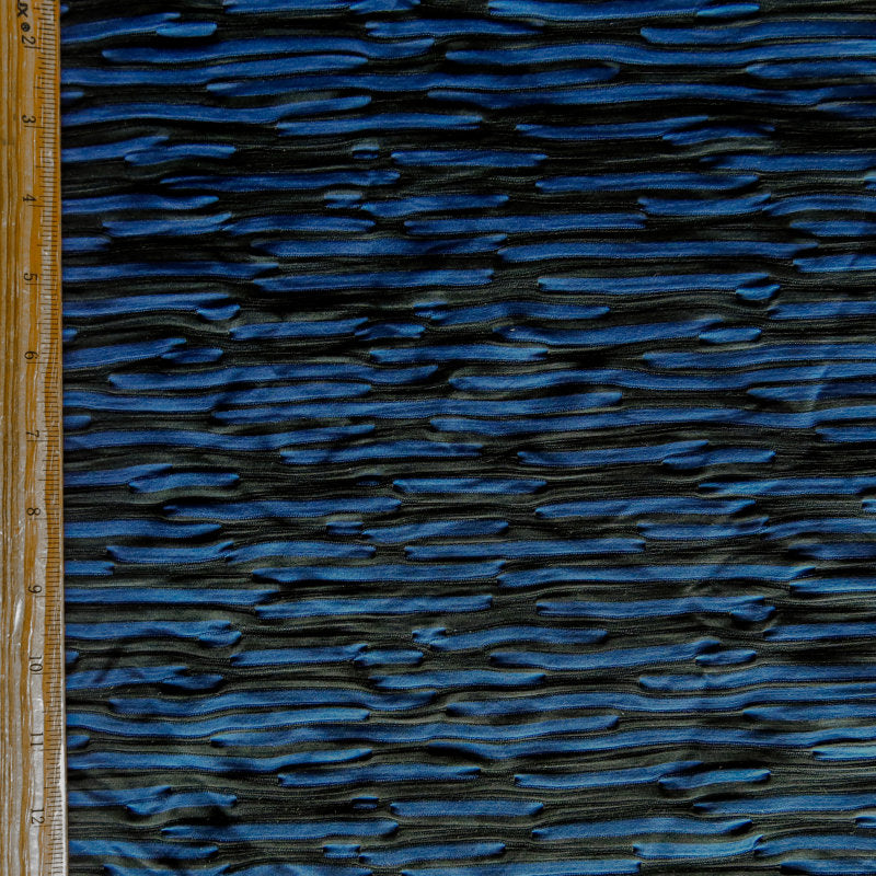 Athletic Knit Black/Navy 24" Remnant