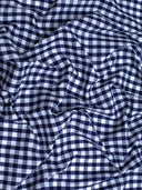 Gingham 1/4" Checkered Poly Cotton Fabric - Checkered Pattern, 57/58" Width (1 Yard)