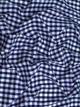 Gingham 1/4" Checkered Poly Cotton Fabric - Checkered Pattern, 57/58" Width (1 Yard)