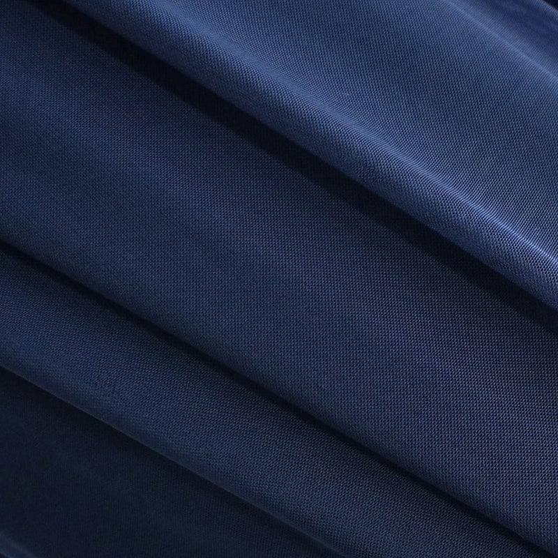 Navy Stretch Mesh Fabric
