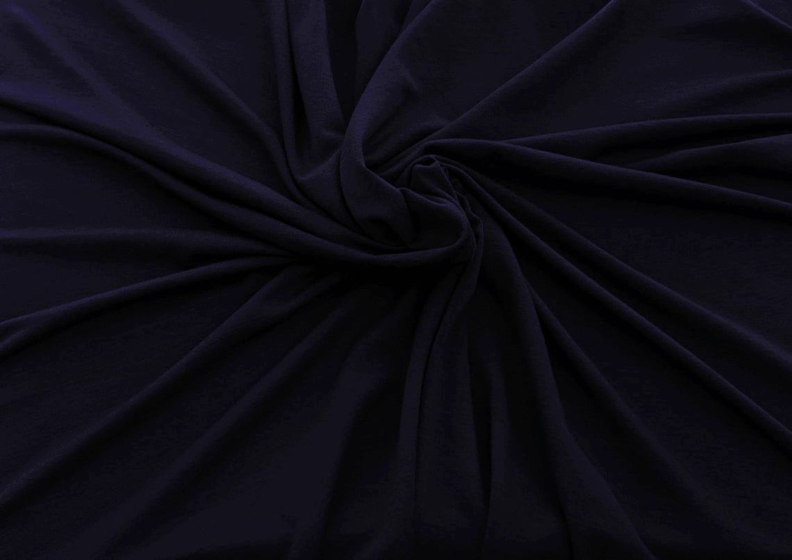 Bamboo Spandex Jersey Navy
