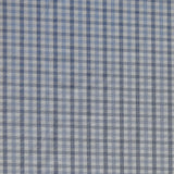 Stretch Woven Navy and Blue Gingham Fabric