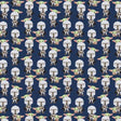 Quilting Cotton Star Wars Mandalorian Hello Friend Navy
