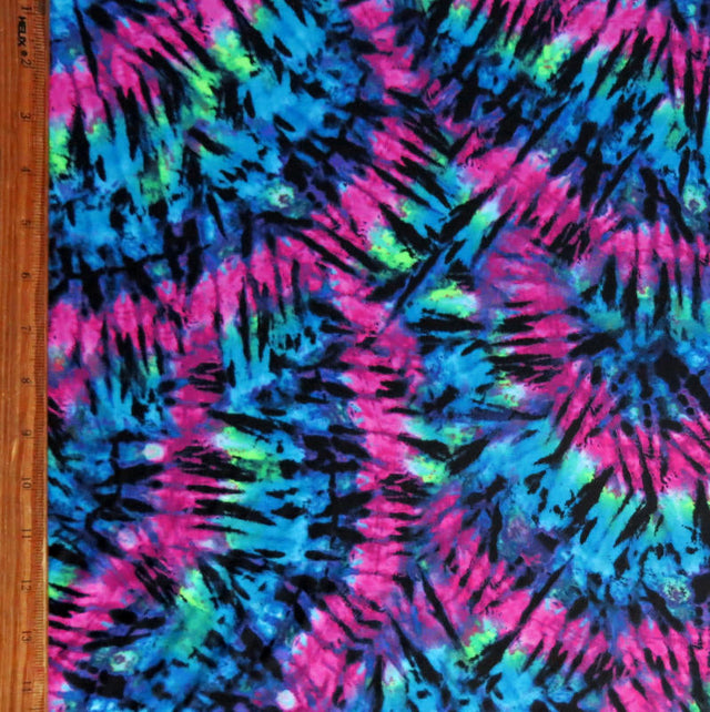 Swim Knit Nylon Spandex Neo Tie Dye 4-Way Stretch