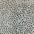 White Gold Grain Reptile Embossed Vinyl Fabric,