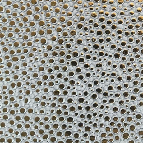 White Gold Grain Reptile Embossed Vinyl Fabric,