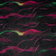 Neon Northern Lights Nylon Spandex Power Mesh Fabric - Neon Northern Lights Print, 55/56" Width (1 Yard)