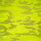 Foil Printed Cationic Spandex Fabric Neon