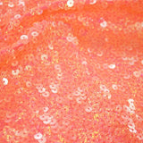 Dayglo Spandex Sequin Fabric - Neon Lime, Embroidered Sequin, 50" Width (1 Yard)