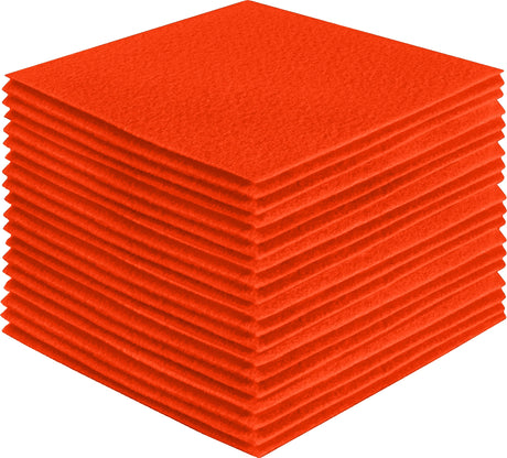 Acrylic Felt Sheets Neon Orange Craft Packs