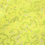 Stretch Lace Sequin Fabric Hot Pink Iridescent